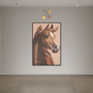 Art137 Brown Horse
