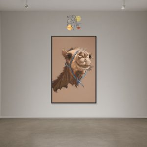 Art140 Camel with rope