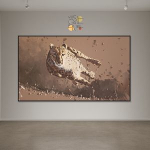 Art034 Hunting Leopard